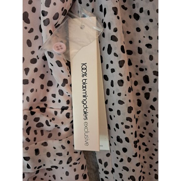 Aqua Asymmetrical Ruffle Dress Girls Pink and Black Printed from Bloomingdale's, - Picture 3 of 12